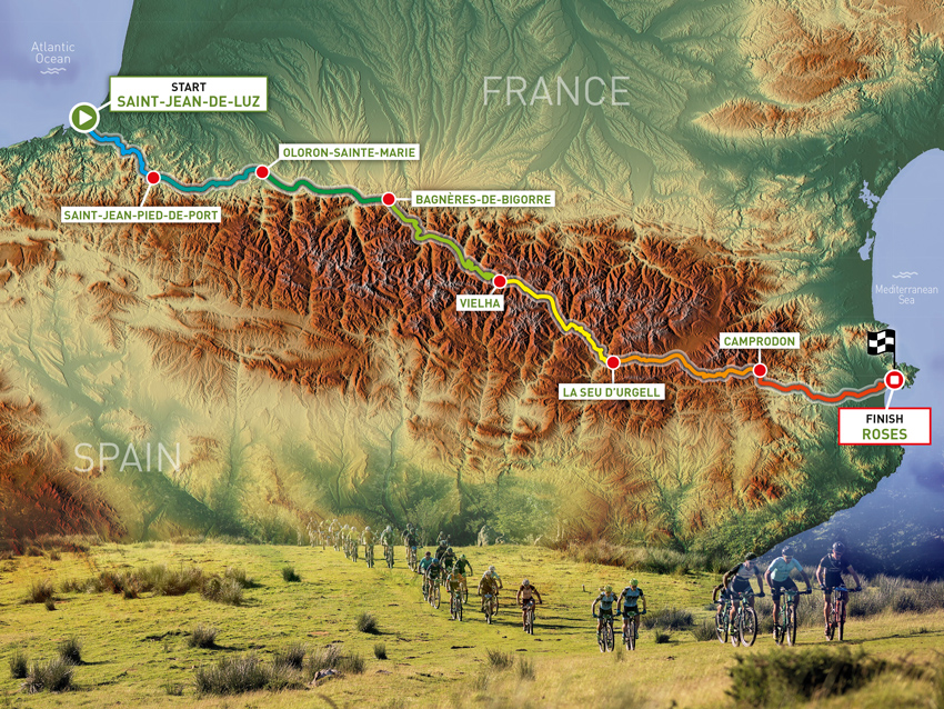 Instruere kort se tv Revolution in TRANSPYR COAST TO COAST: from west to east and with 4 stages  in France | MTB TRANSPYR